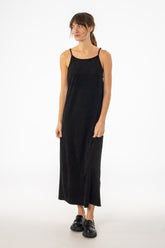 Black Microsuede Maxi Jumper