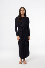 Black Tie Wrap Maxi