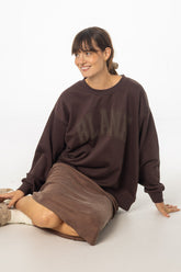 Brown Blank Sweatshirt