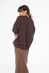 Brown Blank Sweatshirt