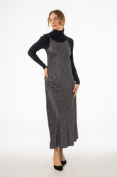 Black Polka Dot Slip Jumper