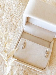 Sterling Silver Cluster ear climbers | Cluster earrings | Unique ear climbers | Every day earrings | Bridal party gift | Wedding earrings