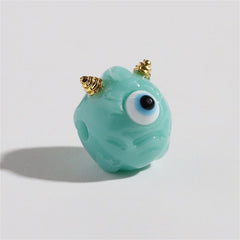 PERIMADE Turkish Evil Eye Necklace Charm • Blue Evil Eye Demon Bracelet Charm • Dainty Cute Phone Pendant • DIY Handbag Purse Accessories