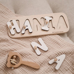 1st Birthday Gift, Custom Name Puzzle, Baby Girl and Boy Gift, Wooden Toys, Personalized Gift for Toddler, Baby Shower Gift by ChildUniverse