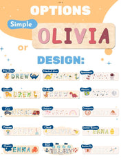 Baby Shower Gift, Personalized Baby Gift, Custom Name Puzzle for Toddler Montessori Toys for Child, 1st Birthday Gift for Baby Boy Baby Girl