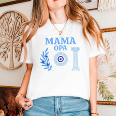 OPA Shirt Greek Mommy and Me Comfort Colors® Shirt Family Shirt Expecting Parents Baby Reveal Baby Shower Gift New Mom Gift Family Photo