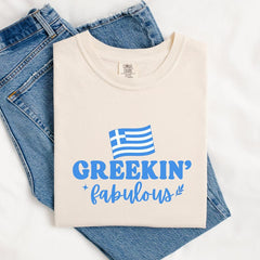 Greek Shirt Greece Girls Trip Matching Shirts Greece Bachelorette Party Gift Bride Shirt Besties Trip Shirts Greek Mommy and Me Outfit