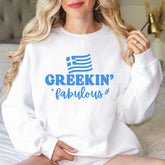 Greek Sweatshirts Greece Girls Trip Sweatshirt Greece Bachelorette Party Gift Bride Shirt Besties Trip Shirts Greek Mommy and Me Outfit