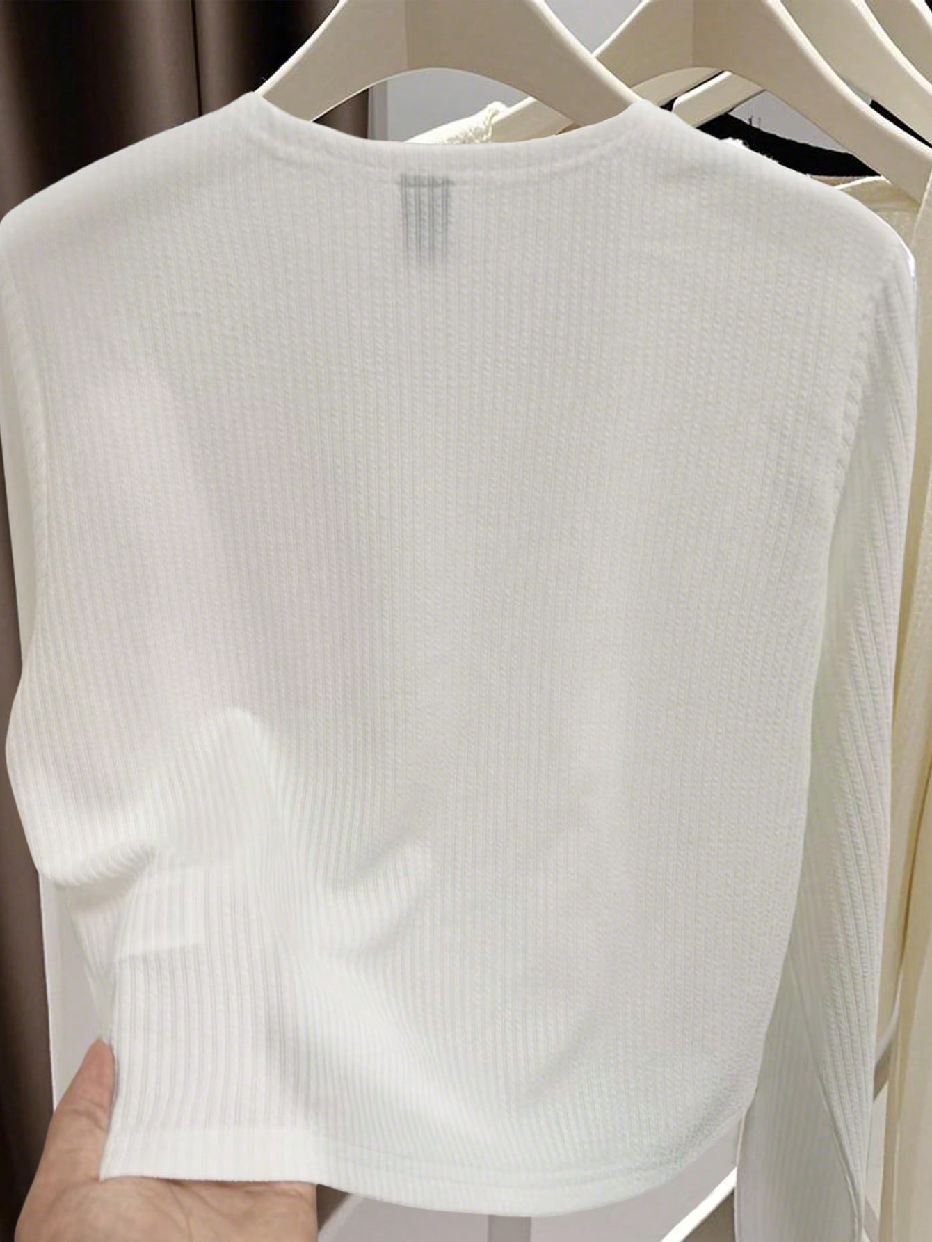 INAWLY Women's Fashionable Casual Solid Color Romantic Minimalist Cardigan