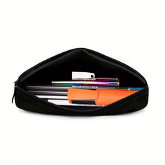 1 Set 3D Pink And Black Butterflies Backpack, Lunch Bag &Amp;   Pencil Case Combo - Casual Large Capacity, Adjustable Shoulder Strap, Zipper Closure, Unisex Travel &Amp;   Bag For Office &Amp;   Daily Use, Office Backpack |   Butterfly Print Bag |   Adjus