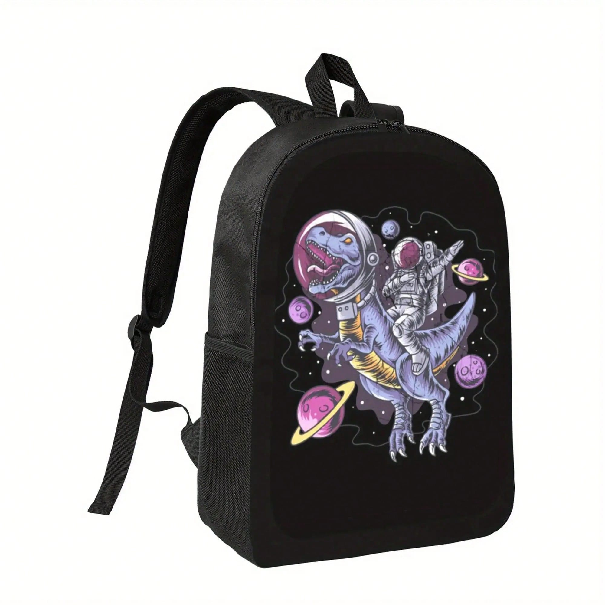 Space Force Backpack - Lightweight, Durable Travel & Hiking Laptop Bag With Vibrant Alien Creature Design, Adjustable Shoulder Straps, And Zipper Closure, Perfect For School, Work, Or Outdoor Adventures, School Backpack |   Space Theme Bag |   Durable Oxf