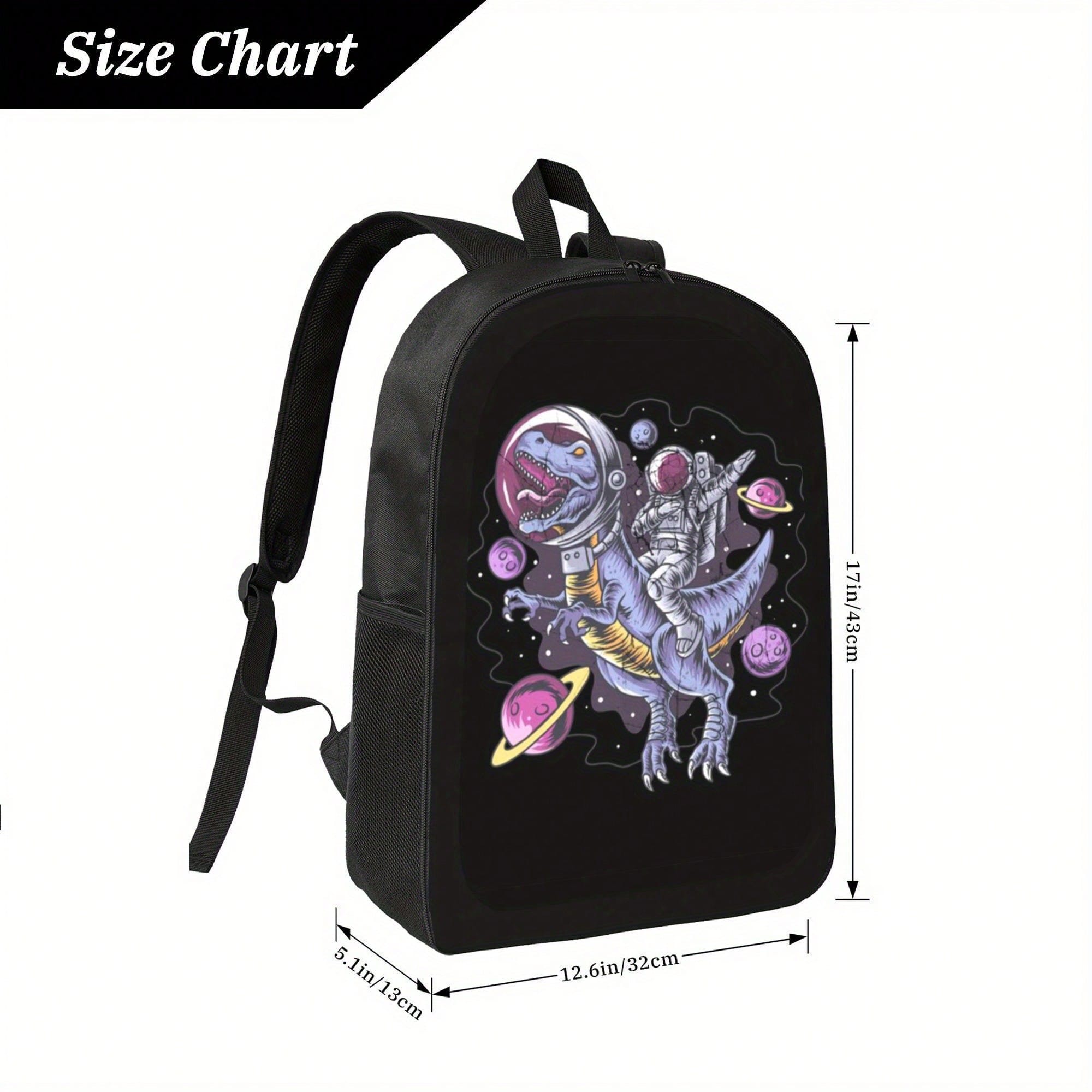 Space Force Backpack - Lightweight, Durable Travel & Hiking Laptop Bag With Vibrant Alien Creature Design, Adjustable Shoulder Straps, And Zipper Closure, Perfect For School, Work, Or Outdoor Adventures, School Backpack |   Space Theme Bag |   Durable Oxf