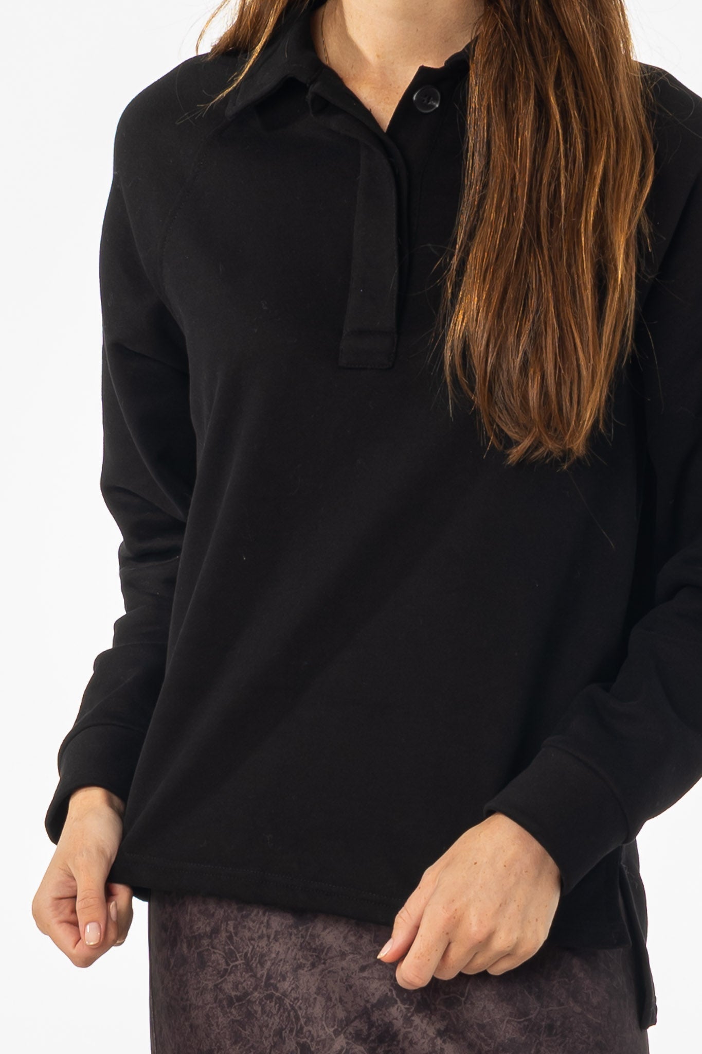 Black Polo Sweatshirt