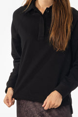 Black Polo Sweatshirt