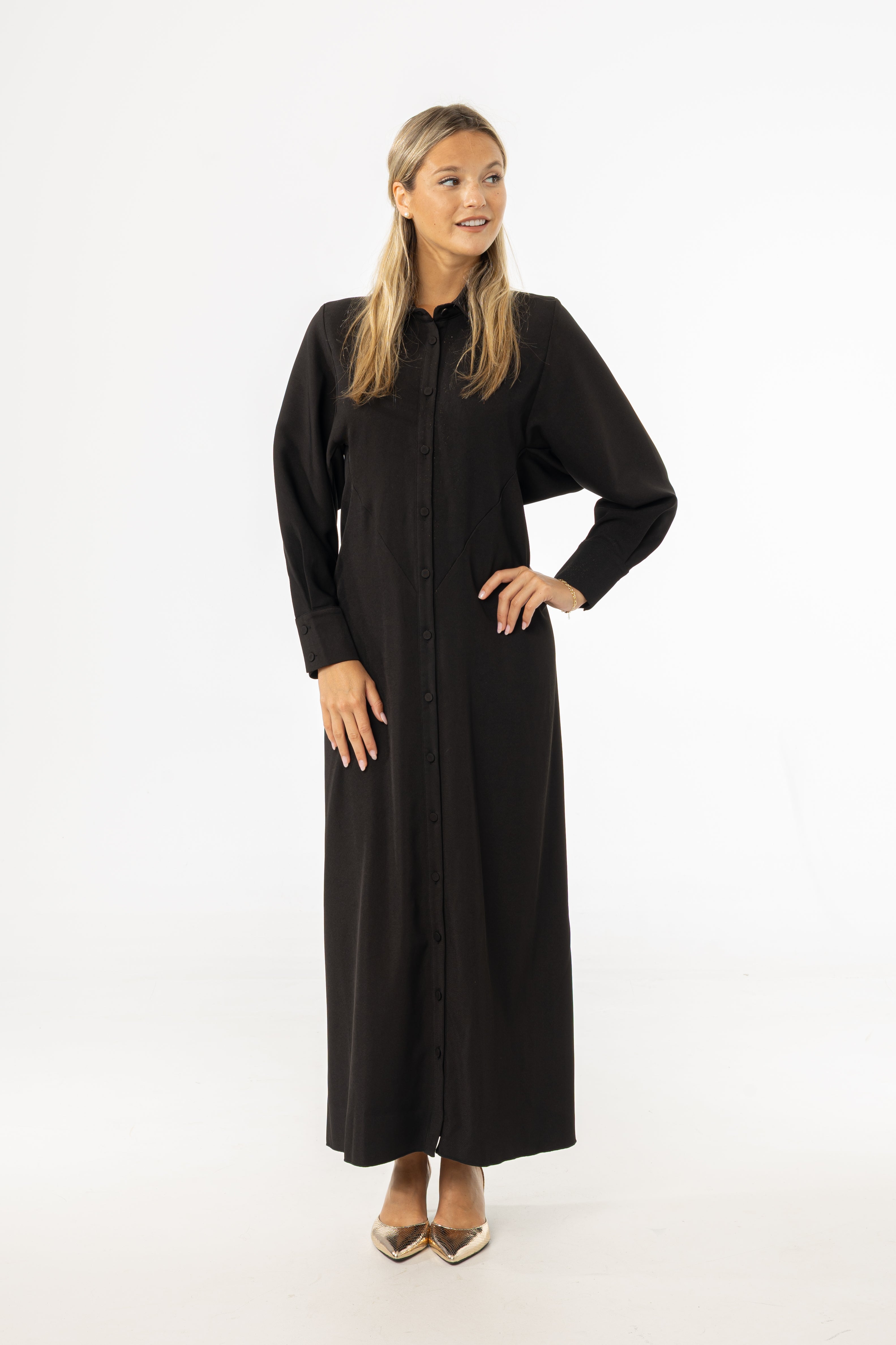 Black Empire Maxi Dress
