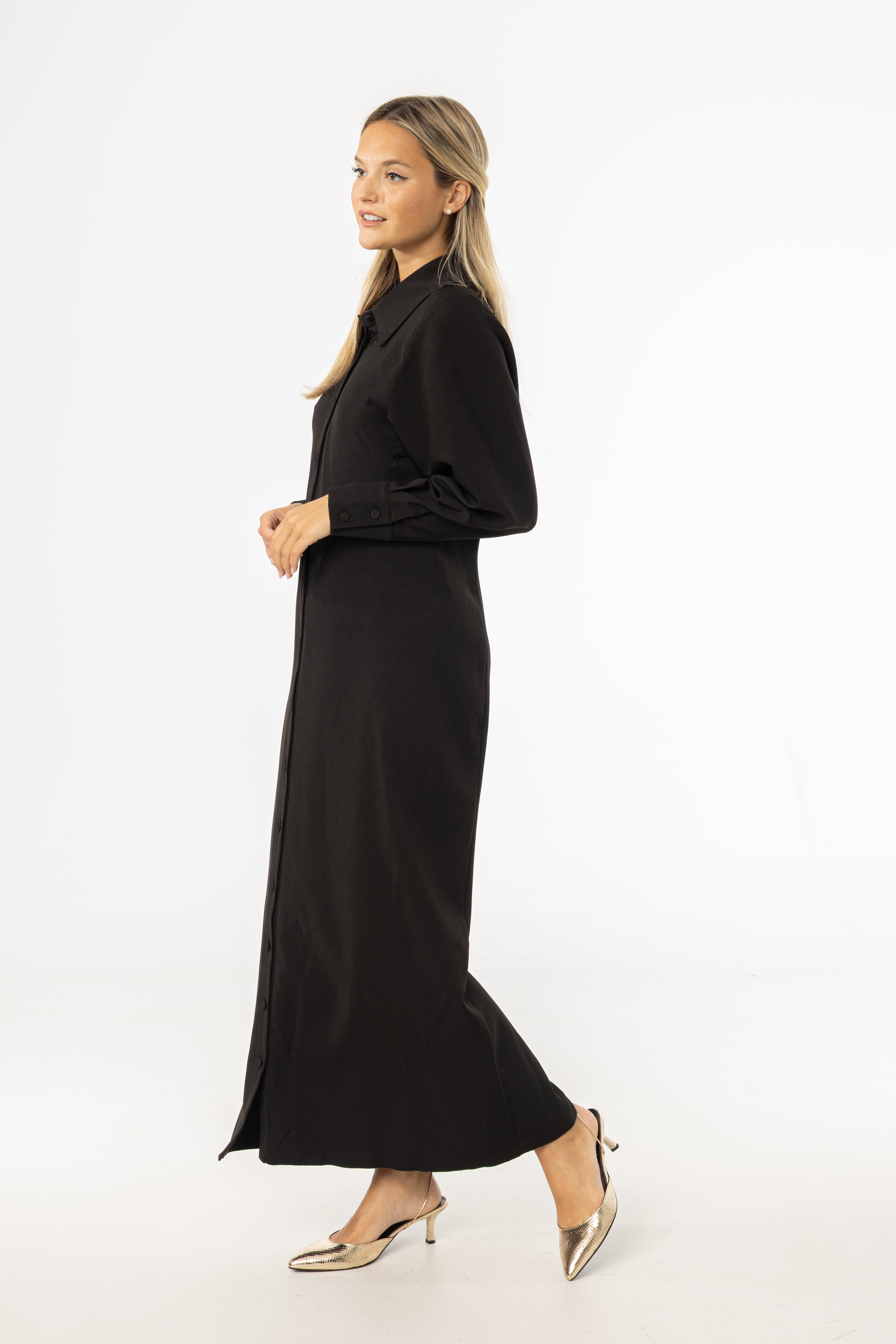 Black Empire Maxi Dress