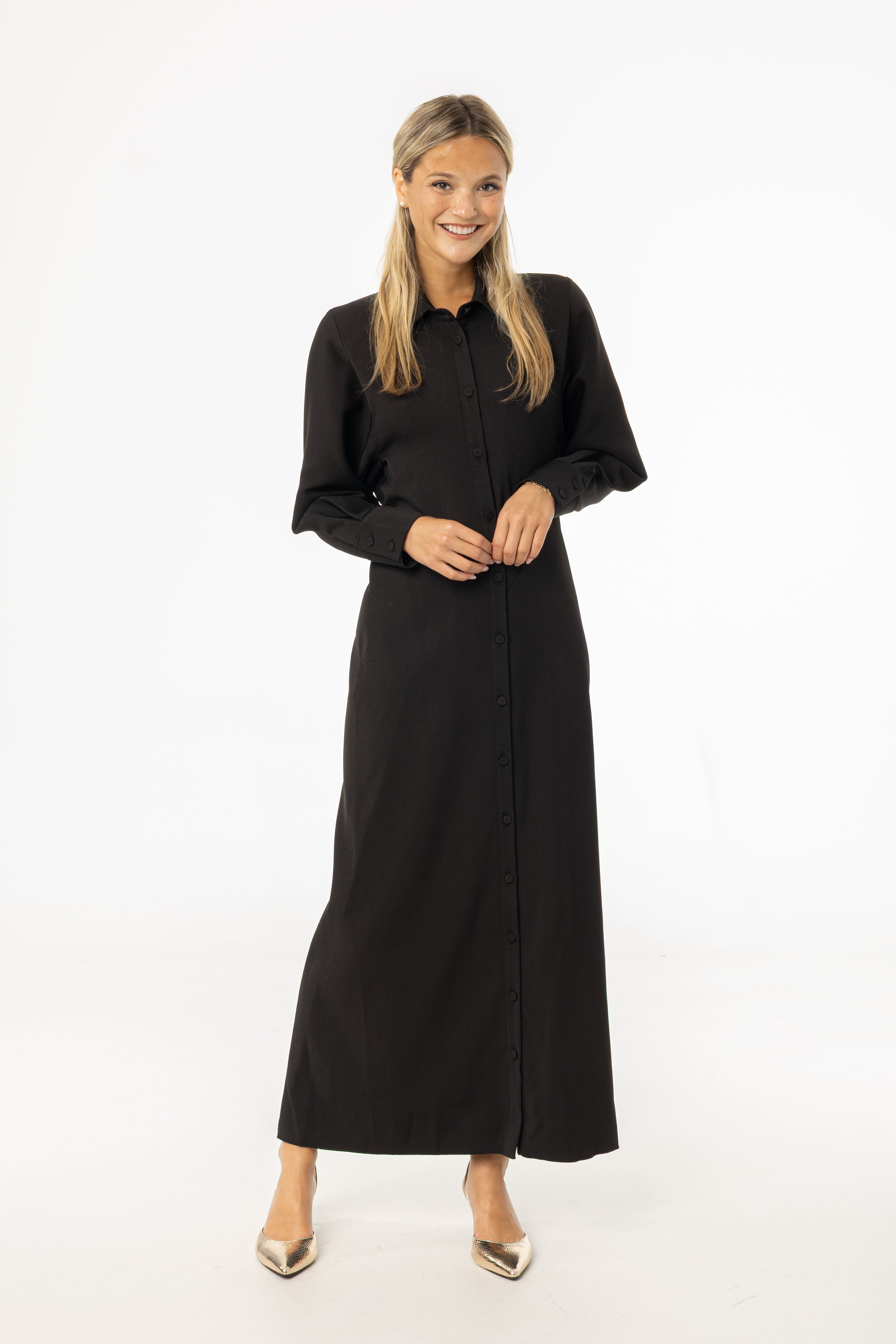 Black Empire Maxi Dress