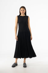 Black Fabric Combo Jumper