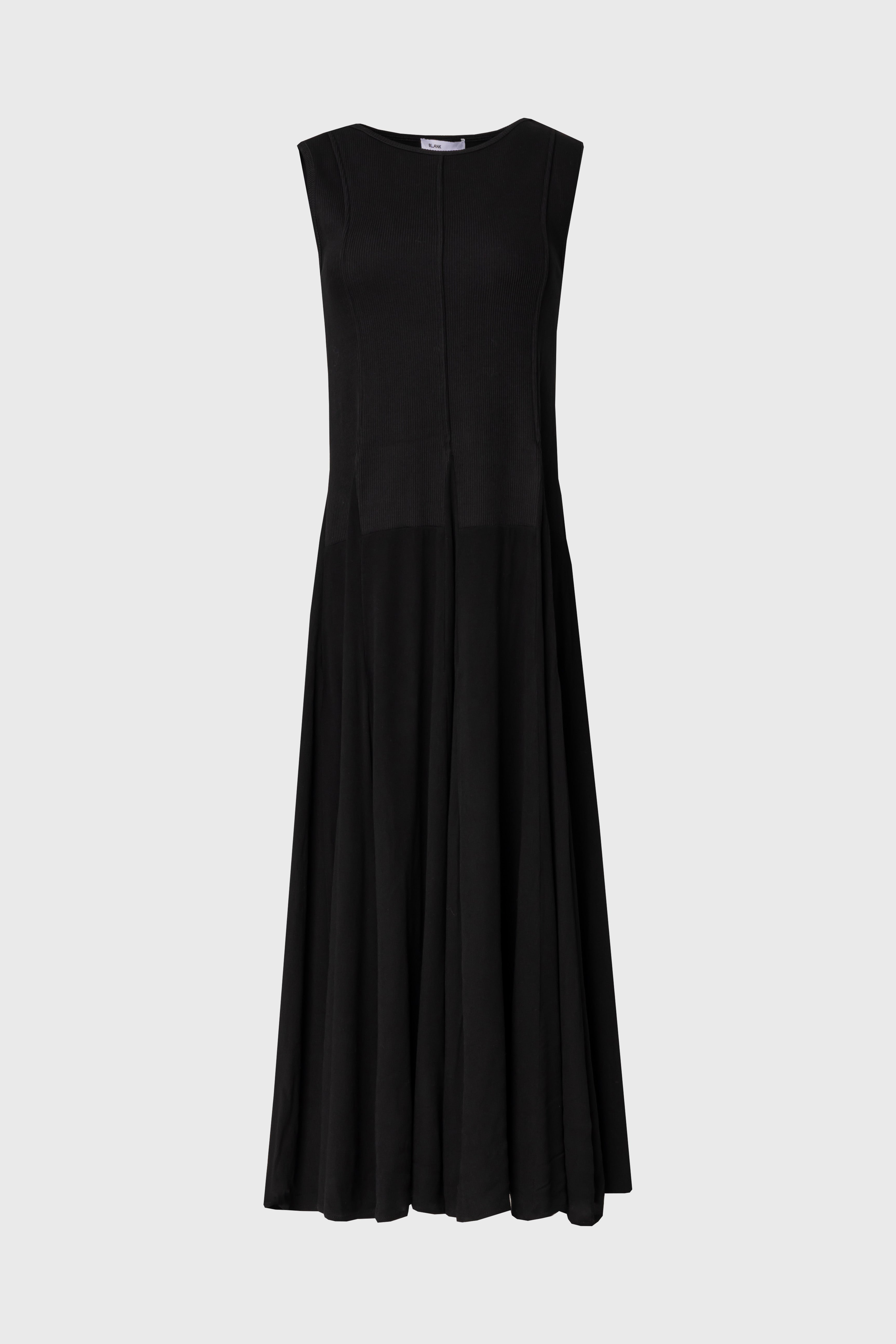 Black Fabric Combo Jumper