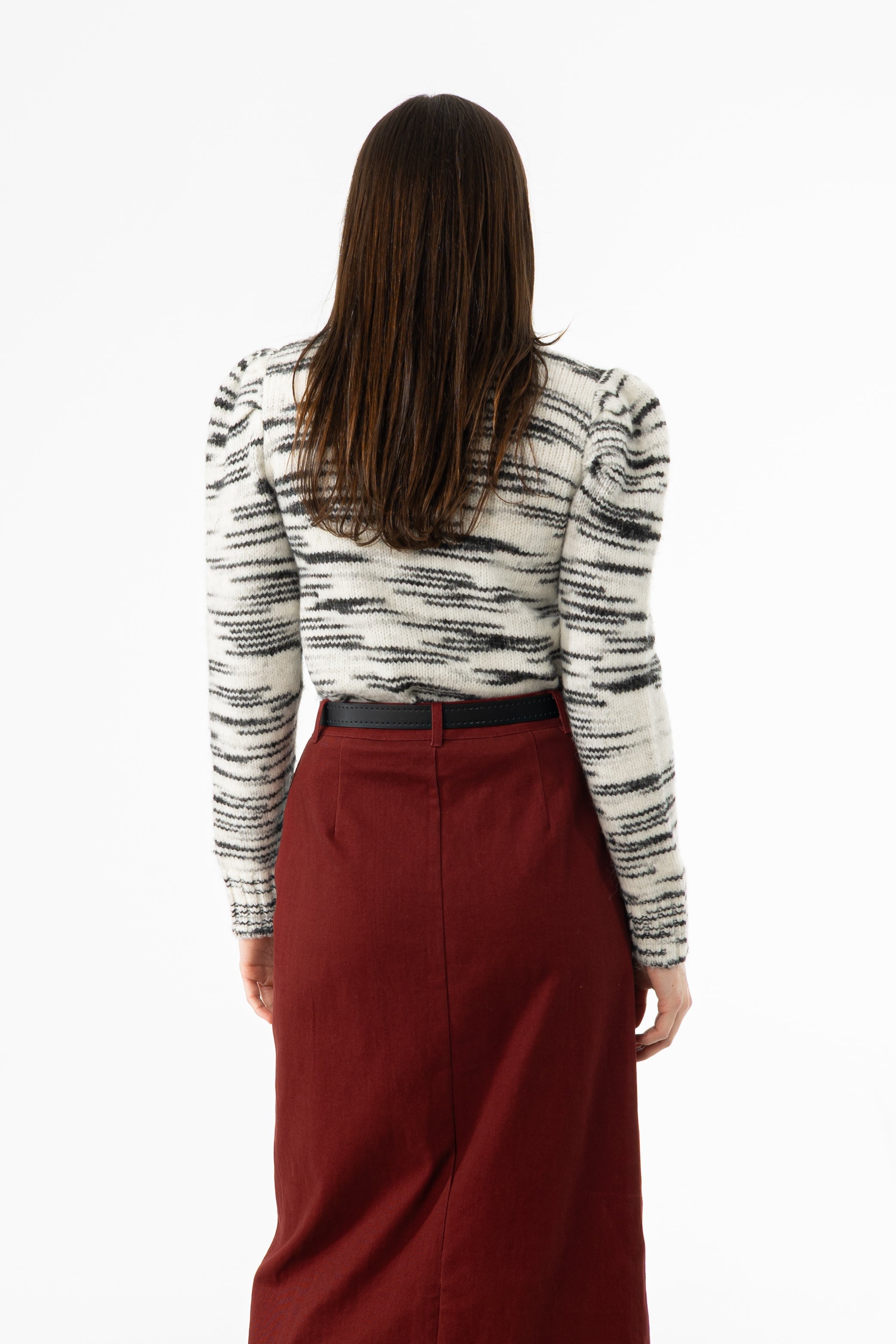 Black Multicolor Sweater