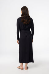 Black Tie Wrap Maxi