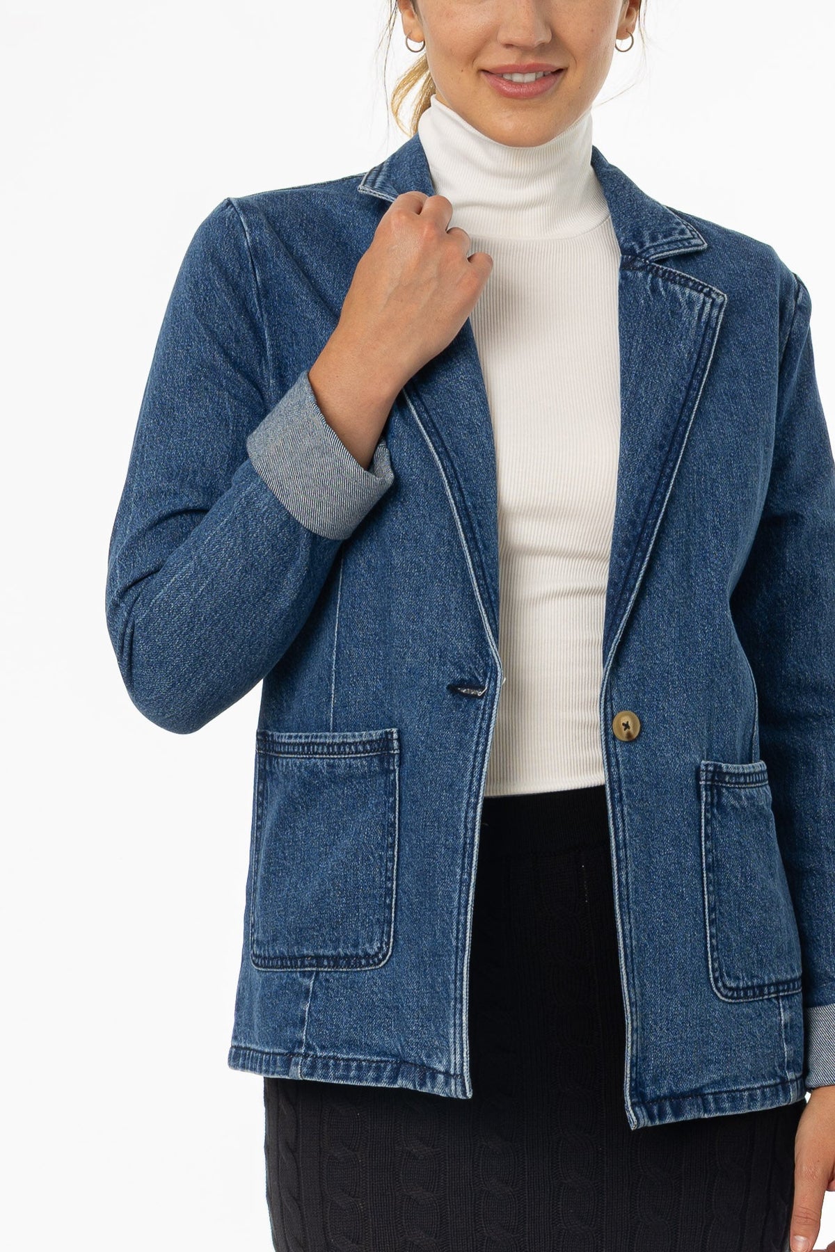 Blue Denim Blazer