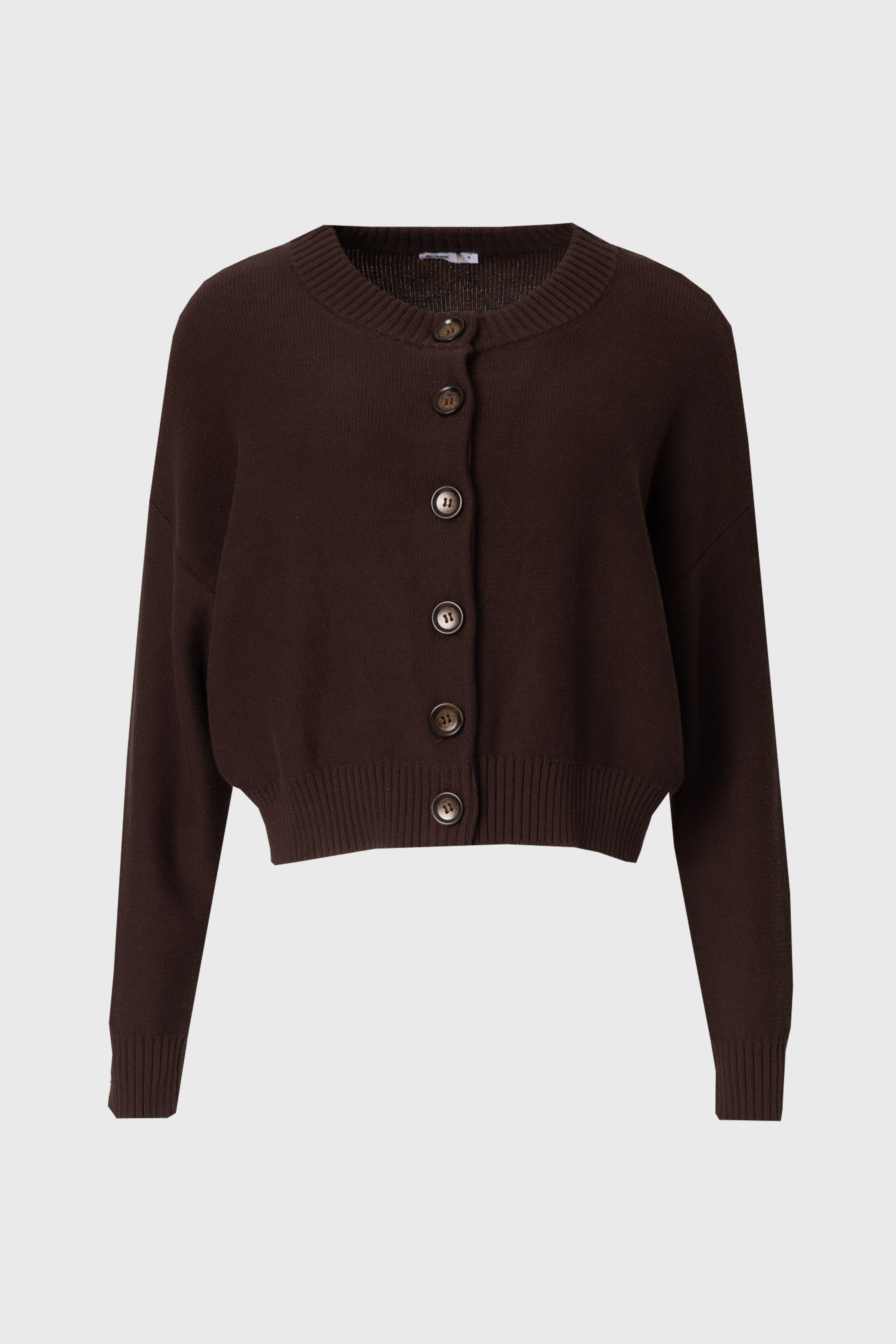 Brown Chunky Knit Cardigan