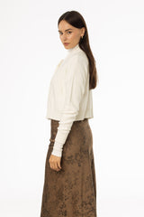 Cream Chunky Knit Cardigan