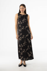 Black & Beige Round Neck Jumper