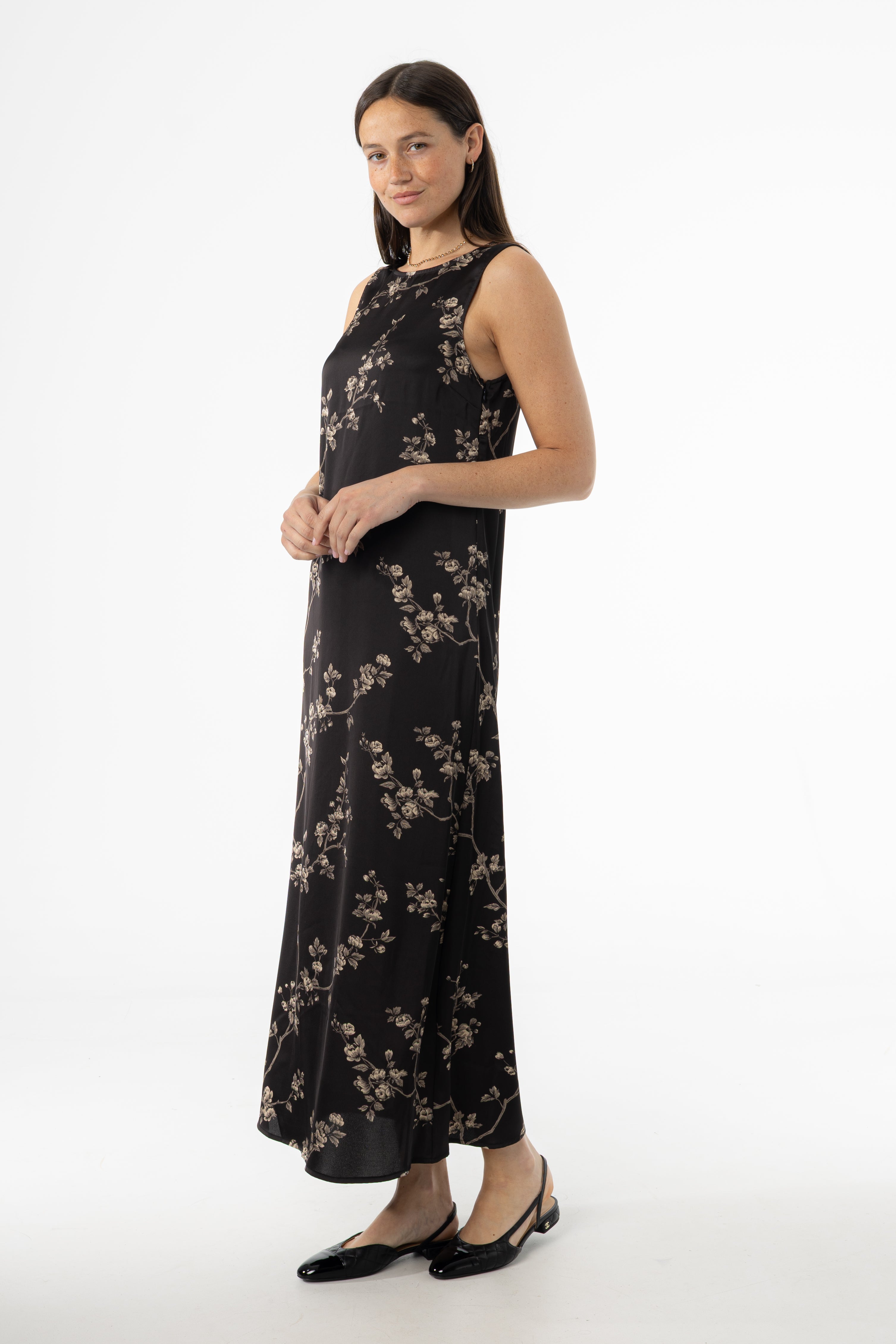 Black & Beige Round Neck Jumper