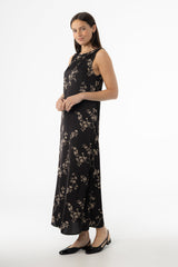 Black & Beige Round Neck Jumper