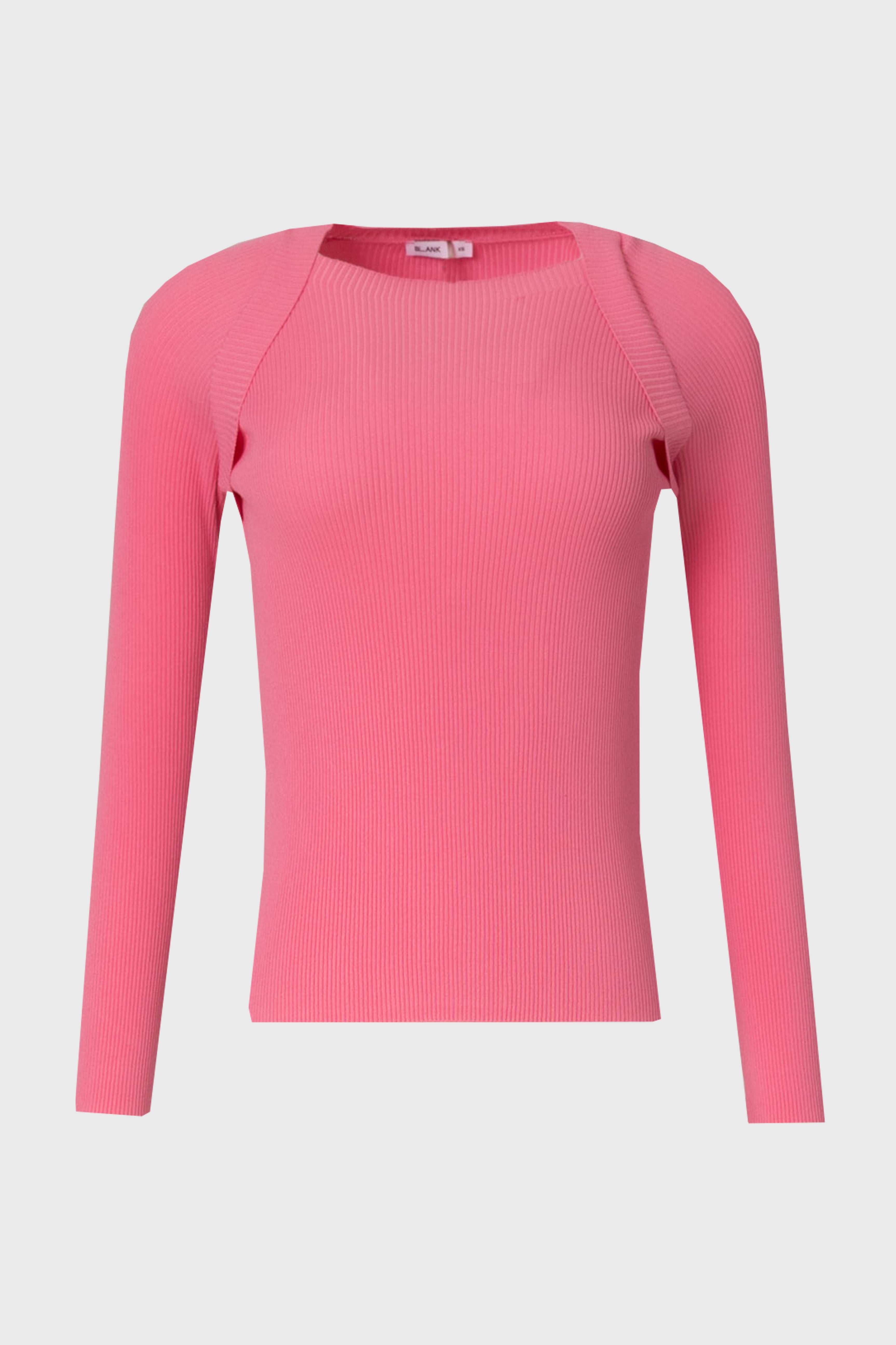 Pink Faux Shrug Knit Top