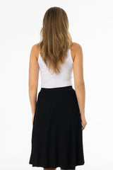 White Ribbed Tank Top