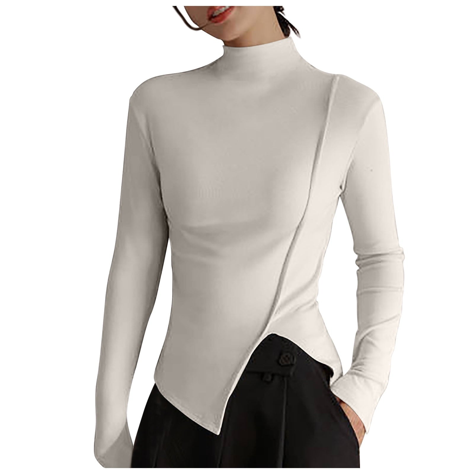 Womens Winter Clothes Women'S Winter Bottomed Double-Sided Long Sleeve Clothes Women'S Winter Clothes