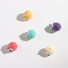 PERIMADE Turkish Evil Eye Necklace Charm • Blue Evil Eye Demon Bracelet Charm • Dainty Cute Phone Pendant • DIY Handbag Purse Accessories