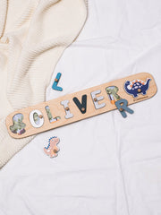 Personalized Name Puzzle, Baby Boy Gift, 1st Birthday Gift for Toddler, Kids Gift, Wood Montessori Toys, Baby Girl Gift, Baby Shower Gift