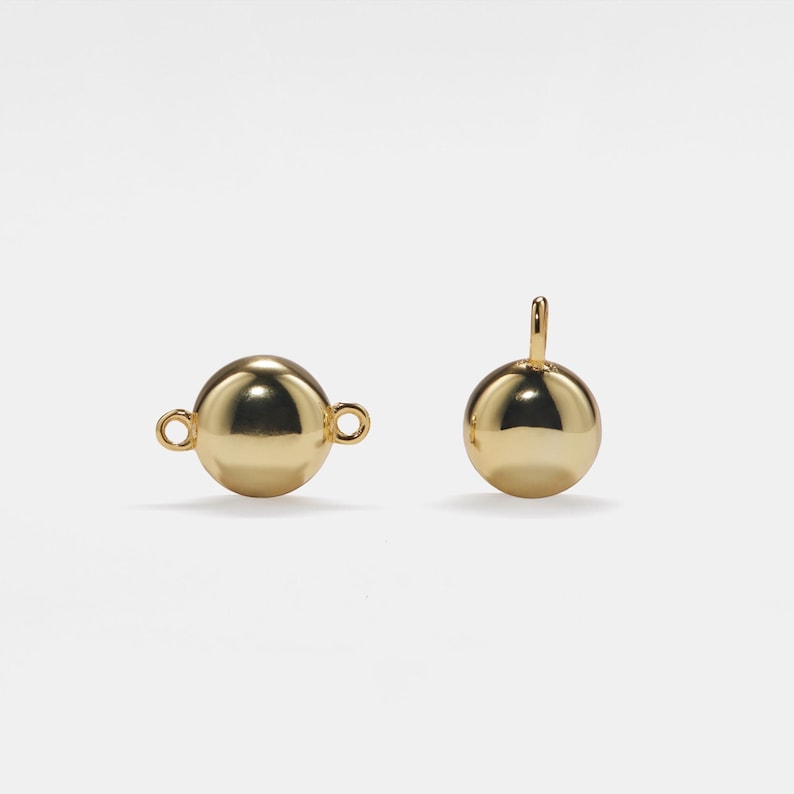 PERIMADE Turkish Evil Eye Necklace Charm • Blue Enamel Nazar Eye Bracelet Bead • Sterling Silver Phone Pendant • DIY Keychain Purse Ornament