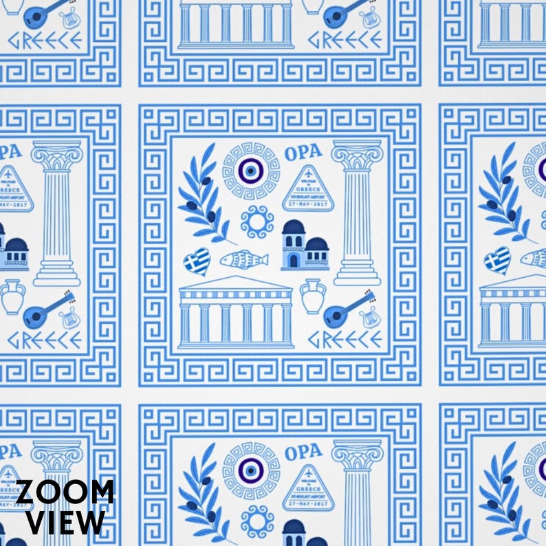 Greek Baby Swaddle Blanket Newborn Swaddle Greece Infant Blanket Greece Theme Baby Shower Gift New Mom Gift Expecting Parents Baby Reveal