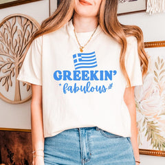 Greek Shirt Greece Girls Trip Matching Shirts Greece Bachelorette Party Gift Bride Shirt Besties Trip Shirts Greek Mommy and Me Outfit