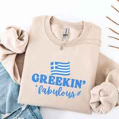 Greek Sweatshirts Greece Girls Trip Sweatshirt Greece Bachelorette Party Gift Bride Shirt Besties Trip Shirts Greek Mommy and Me Outfit