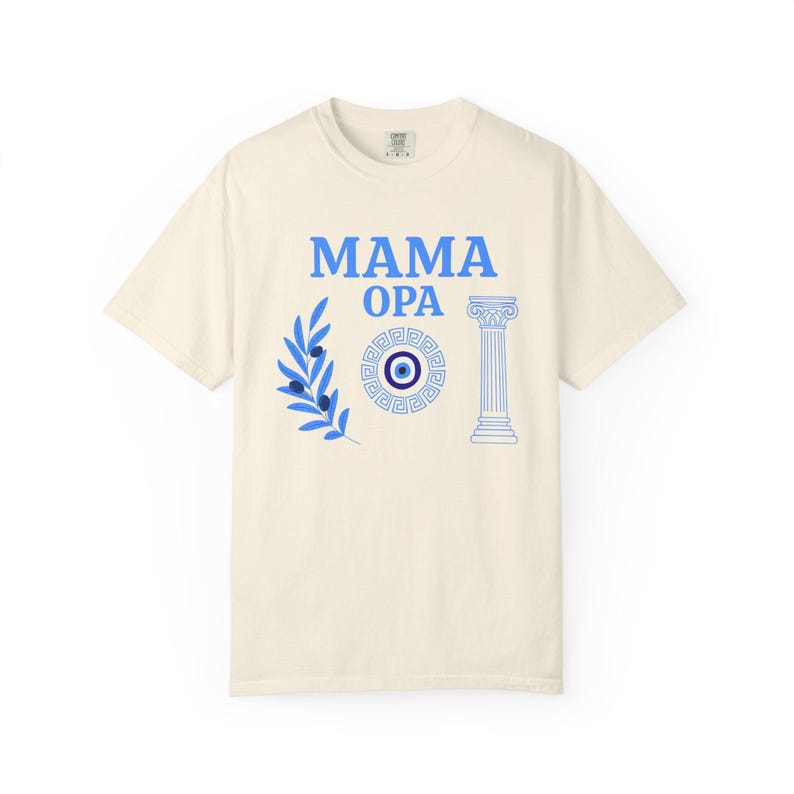 OPA Shirt Greek Mommy and Me Comfort Colors® Shirt Family Shirt Expecting Parents Baby Reveal Baby Shower Gift New Mom Gift Family Photo
