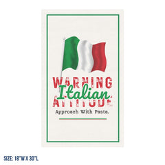 Funny Italian Hanging Kitchen Towels Italian Kitchen Art Towels Italy Gifts Hosting Gift New Home New Apartment Housewarming Gift
